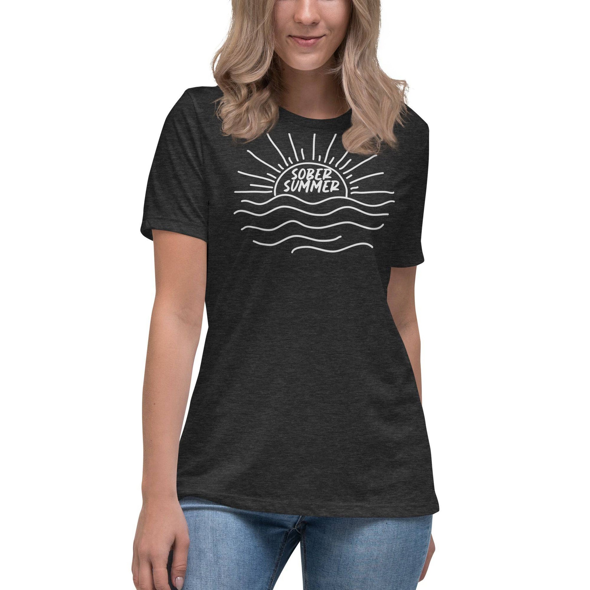 Sober Summer Women's Relaxed T-Shirt - SobrieTees.Life